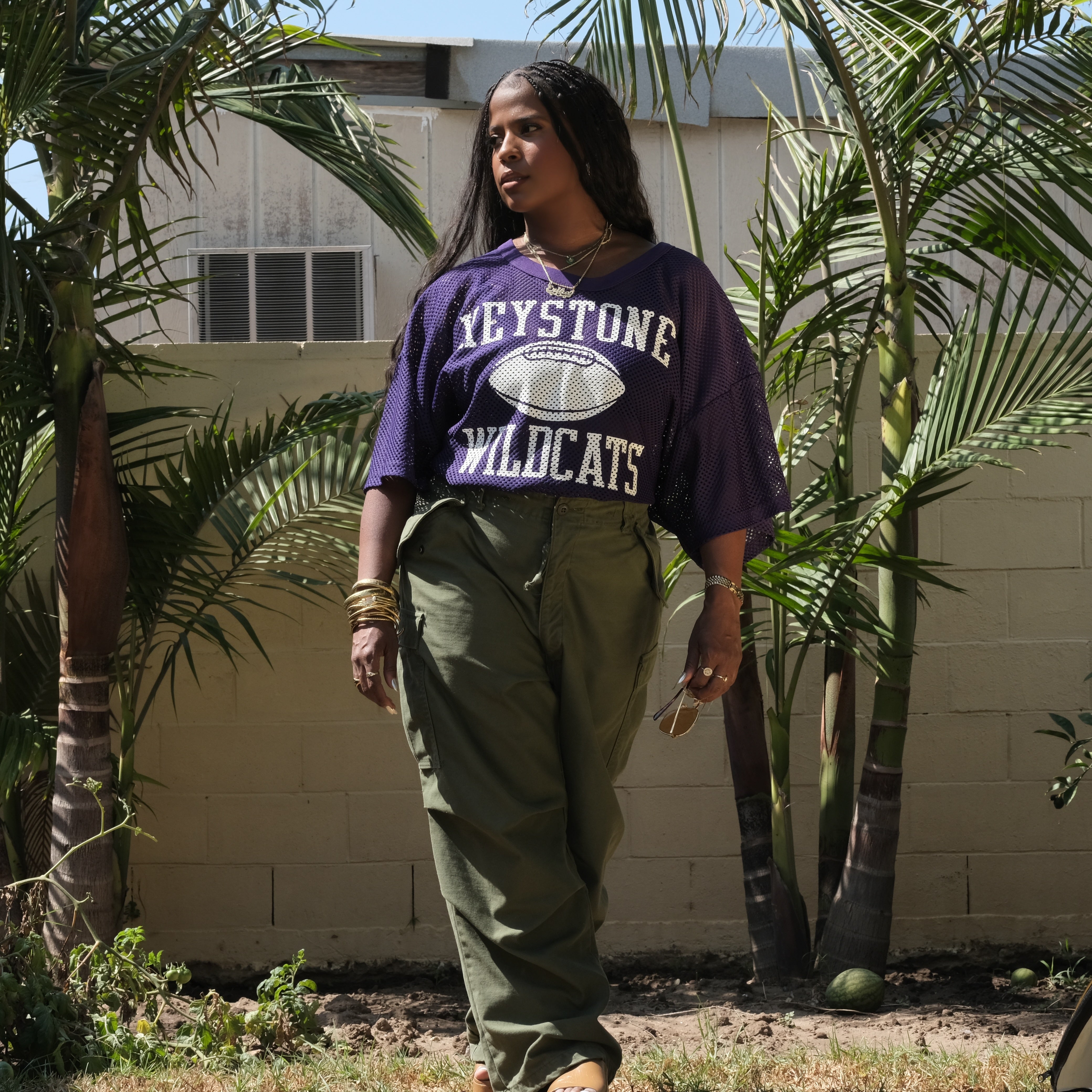 Vintage Purple Mesh Box Jersey